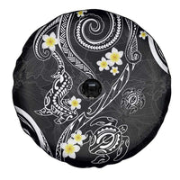 Polynesia Tribal Spare Tire Cover Tentacles Plumeria LT7 - Polynesian Pride