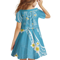 Polynesia Tribal Family Matching Mermaid Dress and Hawaiian Shirt Turquoise Plumeria Tentacles LT7 - Polynesian Pride