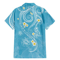 Polynesia Tribal Family Matching Mermaid Dress and Hawaiian Shirt Turquoise Plumeria Tentacles LT7 - Polynesian Pride