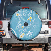 Polynesia Tribal Spare Tire Cover Turquoise Plumeria Tentacles LT7 Turquoise - Polynesian Pride