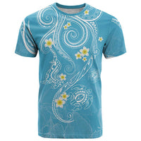Polynesia Tribal T Shirt Turquoise Plumeria Tentacles LT7 Turquoise - Polynesian Pride