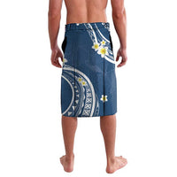 Polynesia Tribal Lavalava Deep Blue Plumeria Tentacles LT7 - Polynesian Pride