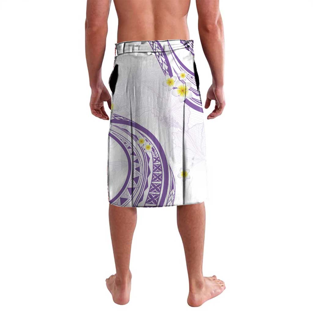 Polynesia Tribal Lavalava Lilac Plumeria Tentacles LT7 - Polynesian Pride