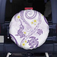 Polynesia Tribal Spare Tire Cover Lilac Plumeria Tentacles LT7 - Polynesian Pride