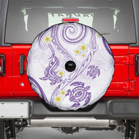 Polynesia Tribal Spare Tire Cover Lilac Plumeria Tentacles LT7 - Polynesian Pride