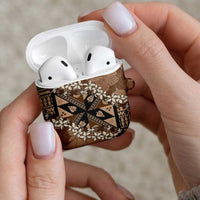 Bula Fiji Plumeria Tagimoucia Salusalu Mocha AirPods Case Kaiviti Masi LT7 - Polynesian Pride