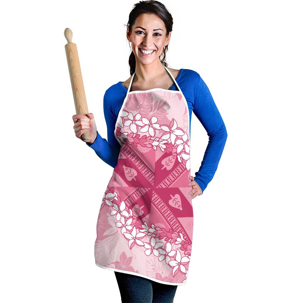 Bula Fiji Plumeria Tagimoucia Salusalu Pink Apron Kaiviti Masi LT7 - Polynesian Pride