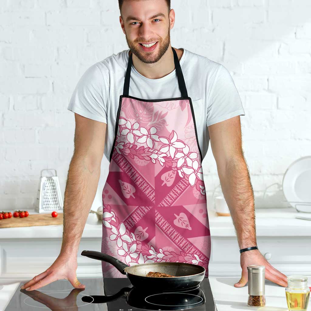 Bula Fiji Plumeria Tagimoucia Salusalu Pink Apron Kaiviti Masi LT7 - Polynesian Pride