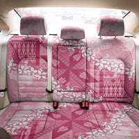 Bula Fiji Plumeria Tagimoucia Salusalu Pink Back Car Seat Cover Kaiviti Masi LT7 - Polynesian Pride