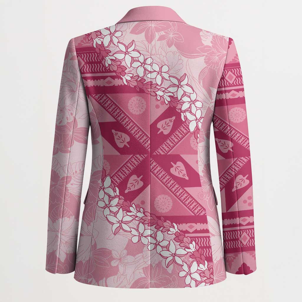 Bula Fiji Plumeria Tagimoucia Salusalu Pink Blazer Kaiviti Masi LT7 - Polynesian Pride