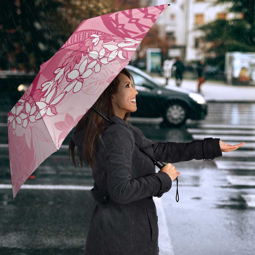 Bula Fiji Plumeria Tagimoucia Salusalu Pink Umbrella Kaiviti Masi LT7 - Polynesian Pride