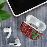 Women's Day Samoa Malu Tattoo Inspired Mix Teuila AirPods Case Scarlet