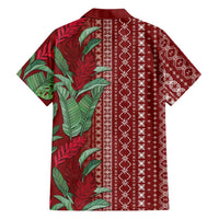 Women's Day Samoa Malu Tattoo Inspired Mix Teuila Hawaiian Shirt Scarlet