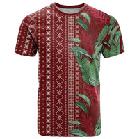 Women's Day Samoa Malu Tattoo Inspired Mix Teuila T Shirt Scarlet LT7 Scarlet - Polynesian Pride