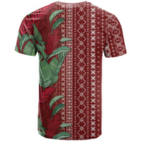 Women's Day Samoa Malu Tattoo Inspired Mix Teuila T Shirt Scarlet LT7 - Polynesian Pride