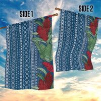 Women's Day Samoa Malu Tattoo Inspired Mix Teuila Garden Flag Royal Blue