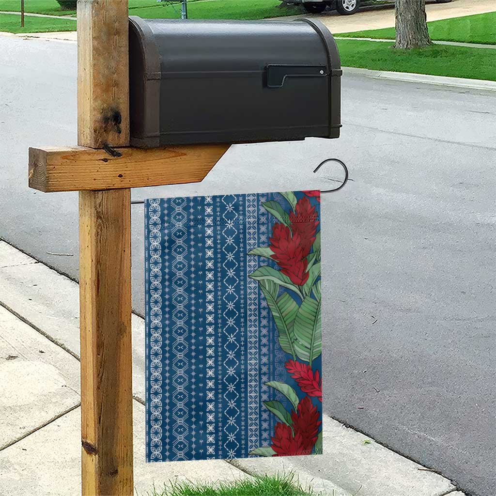 Women's Day Samoa Malu Tattoo Inspired Mix Teuila Garden Flag Royal Blue