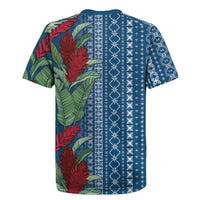 Women's Day Samoa Malu Tattoo Inspired Mix Teuila Rugby Jersey Royal Blue