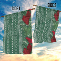 Women's Day Samoa Malu Tattoo Inspired Mix Teuila Garden Flag Sage Green