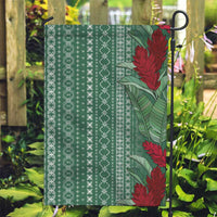 Women's Day Samoa Malu Tattoo Inspired Mix Teuila Garden Flag Sage Green