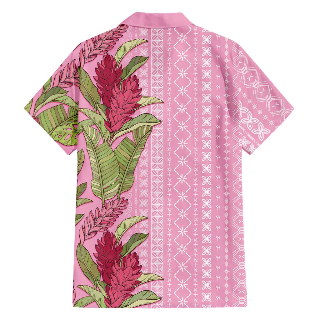 Women's Day Samoa Malu Tattoo Inspired Mix Teuila Family Matching Mermaid Dress and Hawaiian Shirt Rose Pink LT7 - Polynesian Pride