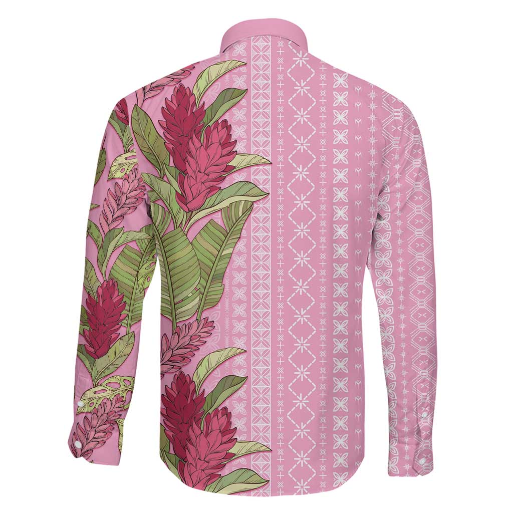 Women's Day Samoa Malu Tattoo Inspired Mix Teuila Family Matching Mermaid Dress and Hawaiian Shirt Rose Pink LT7 - Polynesian Pride