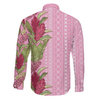 Women's Day Samoa Malu Tattoo Inspired Mix Teuila Family Matching Puletasi and Hawaiian Shirt Rose Pink LT7 - Polynesian Pride