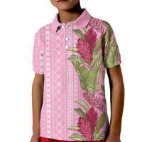 Women's Day Samoa Malu Tattoo Inspired Mix Teuila Kid Polo Shirt Rose Pink LT7 Kid Rose Pink - Polynesian Pride