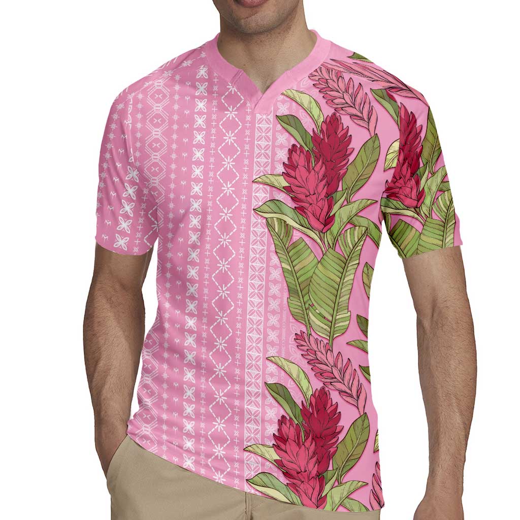 Women's Day Samoa Malu Tattoo Inspired Mix Teuila Rugby Jersey Rose Pink