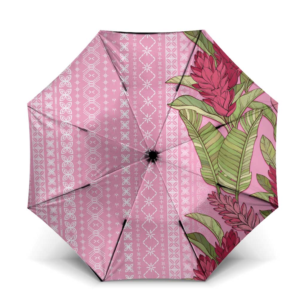 Women's Day Samoa Malu Tattoo Inspired Mix Teuila Umbrella Rose Pink