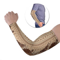 Women's Day Samoa Malu Tattoo Inspired Mix Teuila Arm Sleeves Vintage Tapa