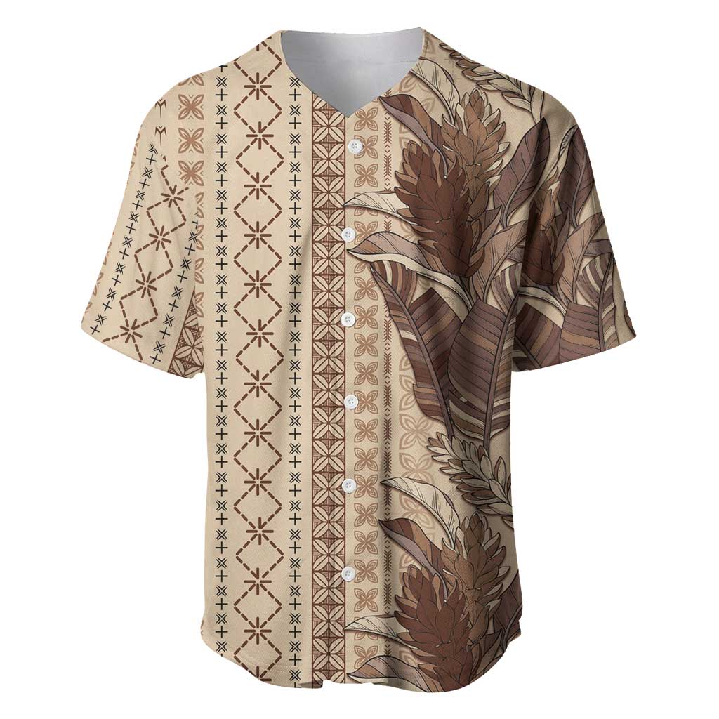 Women's Day Samoa Malu Tattoo Inspired Mix Teuila Baseball Jersey Vintage Tapa