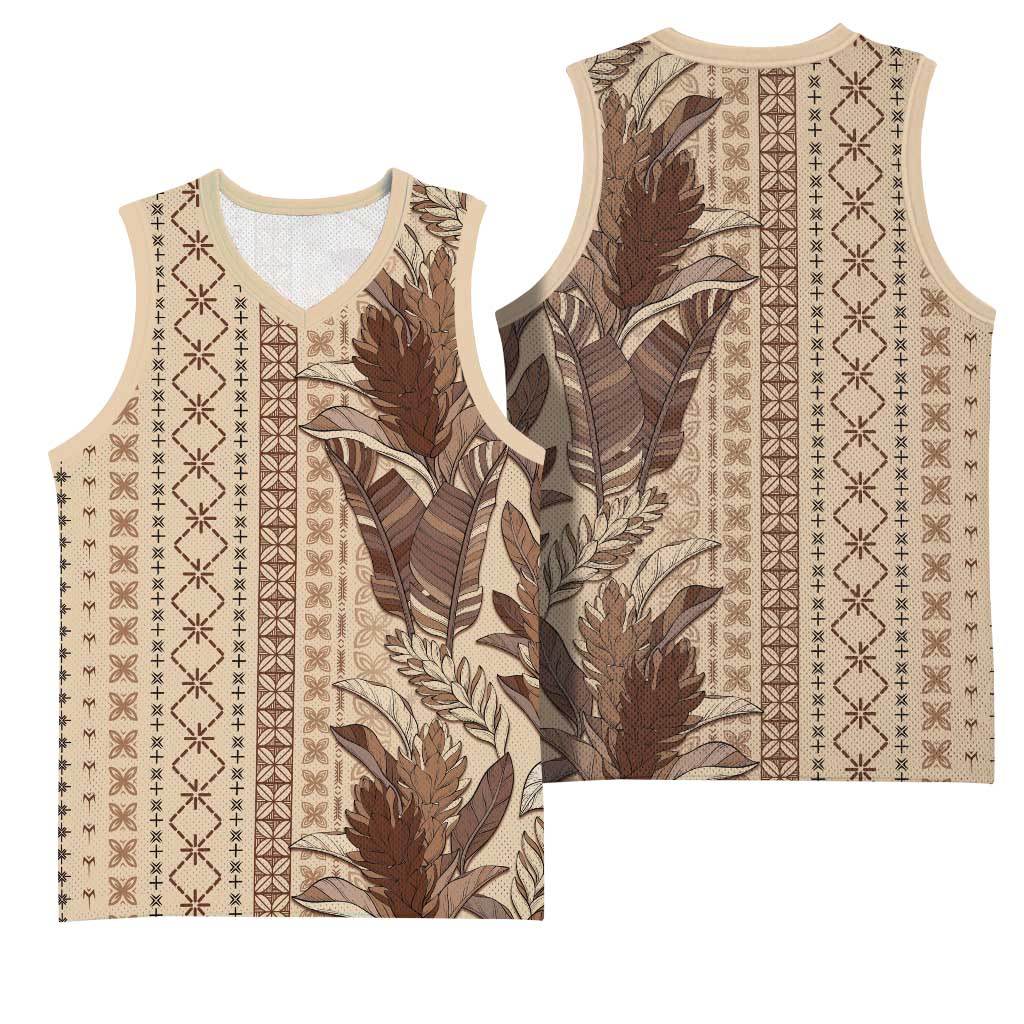 Women's Day Samoa Malu Tattoo Inspired Mix Teuila Basketball Jersey Vintage Tapa