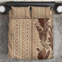 Women's Day Samoa Malu Tattoo Inspired Mix Teuila Bedding Set Vintage Tapa