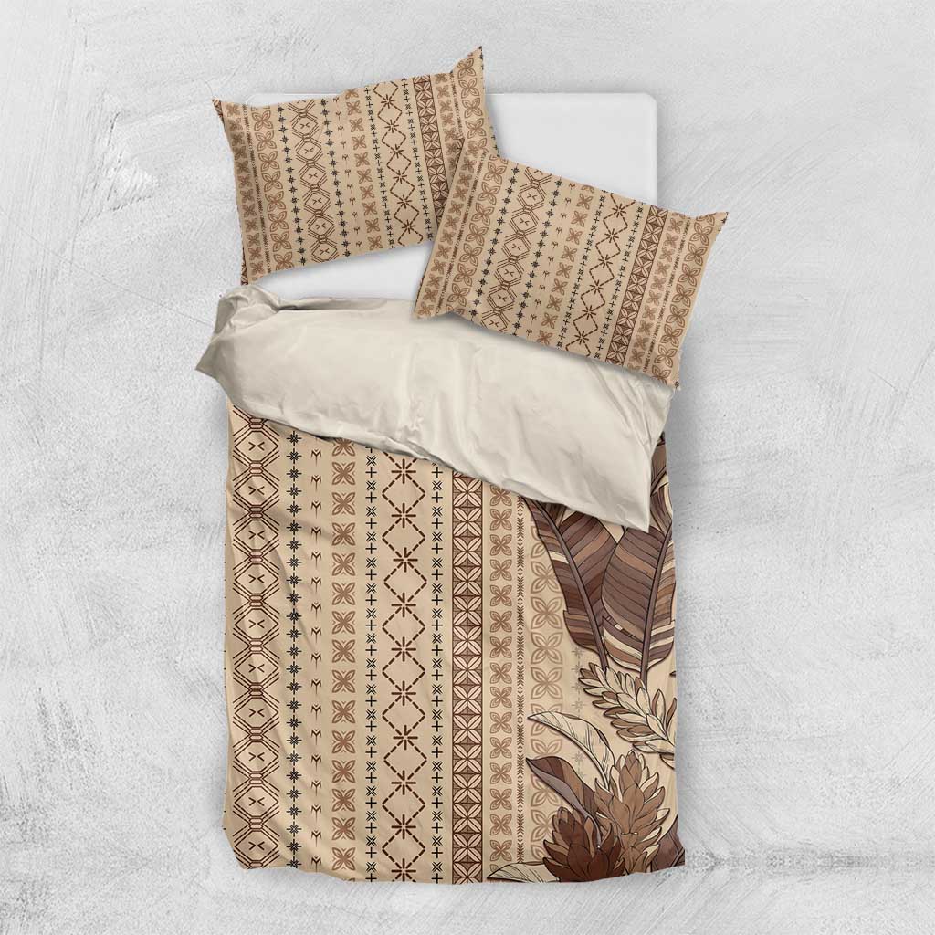 Women's Day Samoa Malu Tattoo Inspired Mix Teuila Bedding Set Vintage Tapa