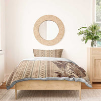 Women's Day Samoa Malu Tattoo Inspired Mix Teuila Bedding Set Vintage Tapa