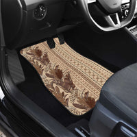 Women's Day Samoa Malu Tattoo Inspired Mix Teuila Car Mats Vintage Tapa