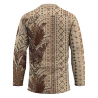 Women's Day Samoa Malu Tattoo Inspired Mix Teuila Hockey Jersey Vintage Tapa