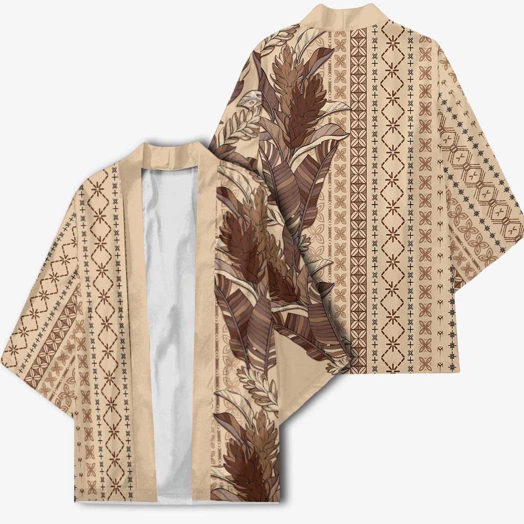 Women's Day Samoa Malu Tattoo Inspired Mix Teuila Kimono Vintage Tapa LT7 - Polynesian Pride