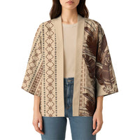 Women's Day Samoa Malu Tattoo Inspired Mix Teuila Kimono Vintage Tapa LT7 - Polynesian Pride