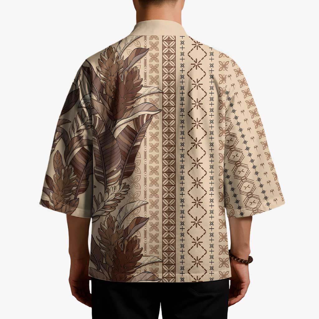 Women's Day Samoa Malu Tattoo Inspired Mix Teuila Kimono Vintage Tapa LT7 - Polynesian Pride