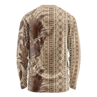 Women's Day Samoa Malu Tattoo Inspired Mix Teuila Long Sleeve Shirt Vintage Tapa LT7 - Polynesian Pride