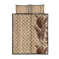 Women's Day Samoa Malu Tattoo Inspired Mix Teuila Quilt Bed Set Vintage Tapa LT7 - Polynesian Pride