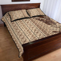 Women's Day Samoa Malu Tattoo Inspired Mix Teuila Quilt Bed Set Vintage Tapa LT7 - Polynesian Pride