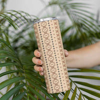 Women's Day Samoa Malu Tattoo Inspired Mix Teuila Skinny Tumbler Vintage Tapa LT7 - Polynesian Pride