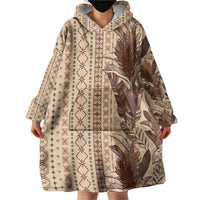 Women's Day Samoa Malu Tattoo Inspired Mix Teuila Wearable Blanket Hoodie Vintage Tapa LT7 - Polynesian Pride