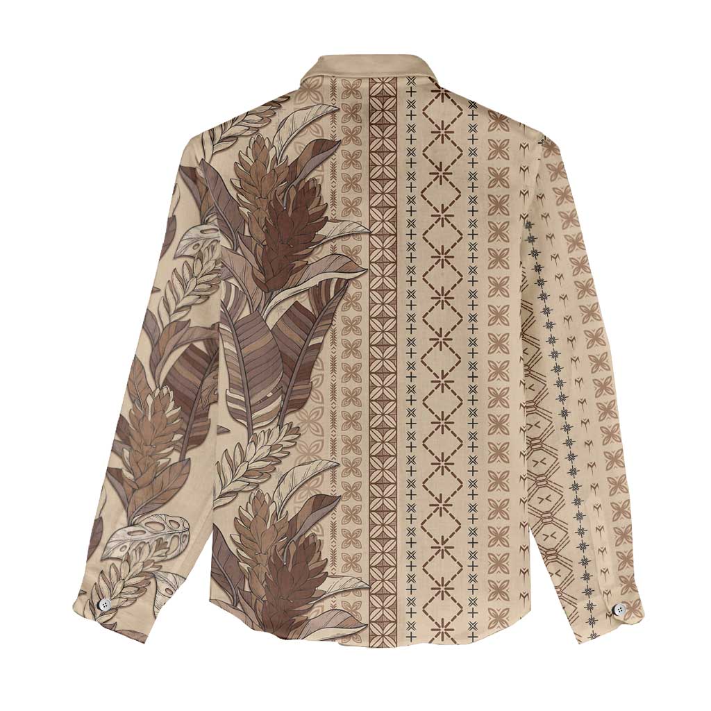 Women's Day Samoa Malu Tattoo Inspired Mix Teuila Women Casual Shirt Vintage Tapa LT7 - Polynesian Pride
