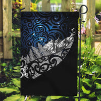 Maori Matariki Garden Flag Landscape Styled Fern - Galaxy LT7 Garden Flag Black - Polynesian Pride