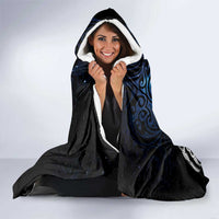 Maori Matariki Hooded Blanket Landscape Styled Fern - Galaxy