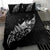 Maori Matariki Bedding Set Landscape Styled Fern - Monochrome